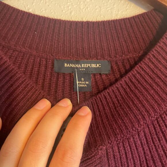 Academia Plum Big Button Open Cardigan - Picture 4 of 9